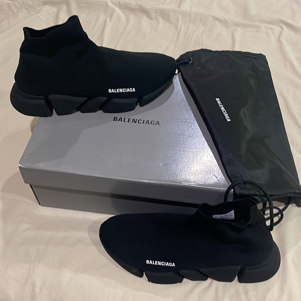 MEN'S SPEED SNEAKER IN BLACK - Picture 5 of 7